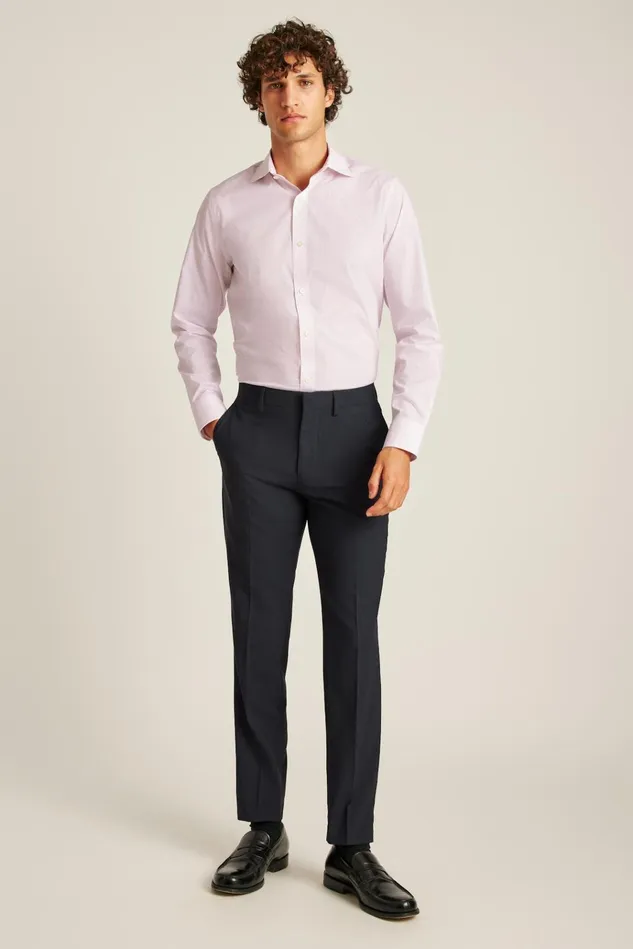 Men Business Casual Shirts Bonobos Jetsetter Stretch Dress Shirt Rose Dot
