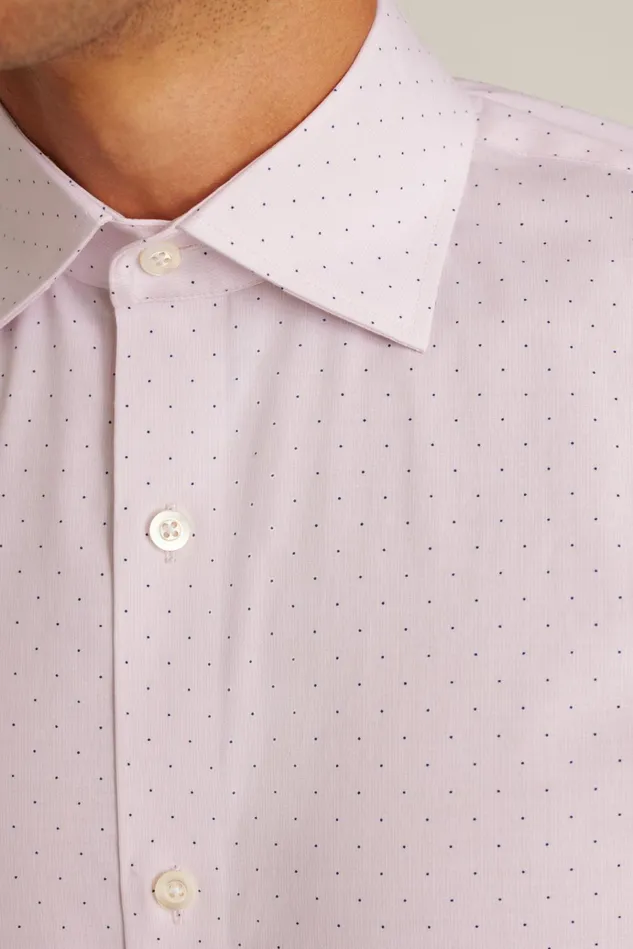 Men Business Casual Shirts Bonobos Jetsetter Stretch Dress Shirt Rose Dot