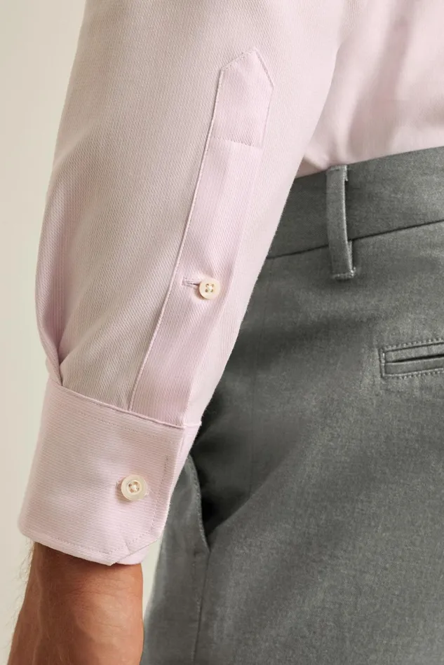 Men Business Casual Shirts Bonobos Jetsetter Stretch Dress Shirt Rose Pink Texture
