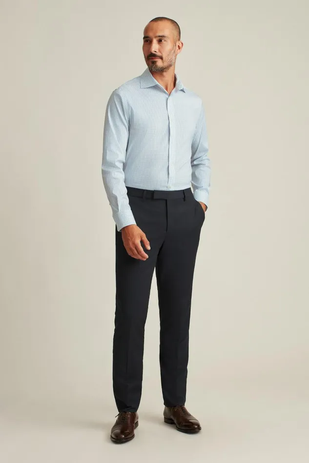 Men Business Casual Shirts Bonobos Jetsetter Stretch Dress Shirt Serenity Blue Windowpane Men Business Casual Shirts Bonobos Jetsetter Stretch Dress Shirt Serenity Blue Windowpane