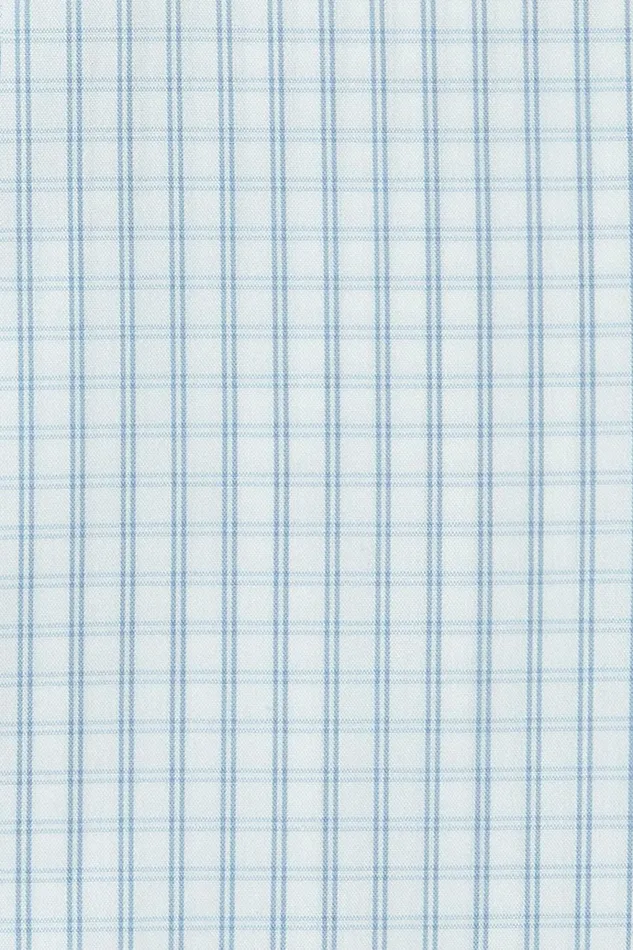 Men Business Casual Shirts Bonobos Jetsetter Stretch Dress Shirt Serenity Blue Windowpane