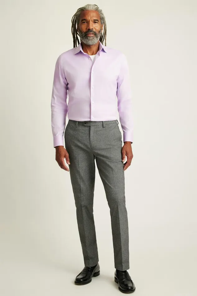 Men Business Casual Shirts Bonobos Jetsetter Stretch Dress Shirt Textured Lilac Men Business Casual Shirts Bonobos Jetsetter Stretch Dress Shirt Textured Lilac