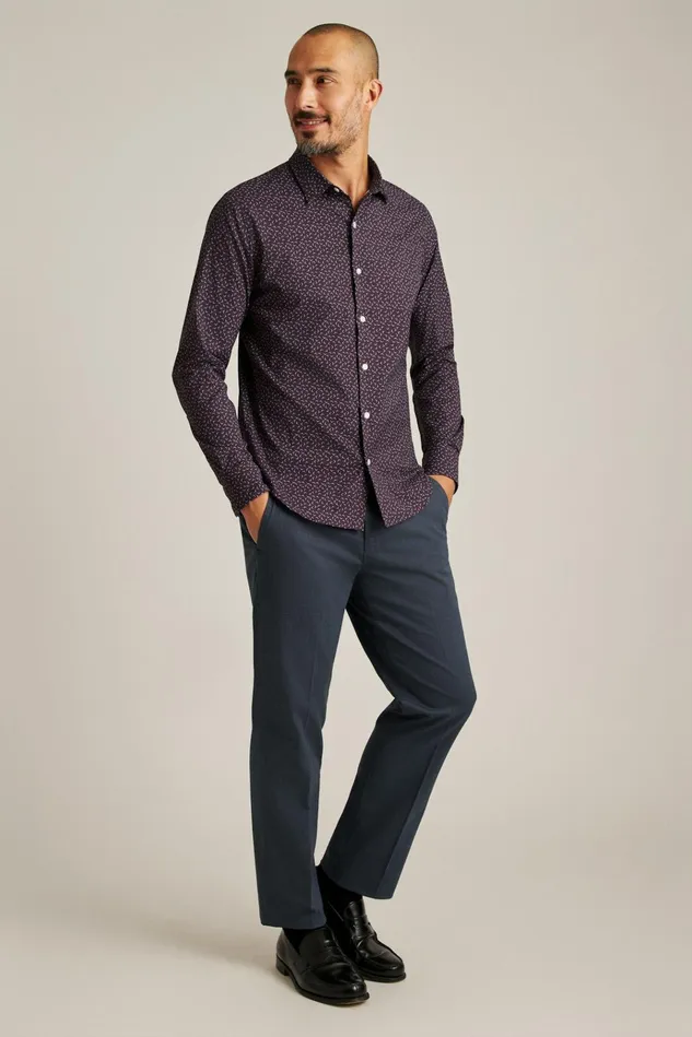Men Business Casual Shirts Bonobos Tech Button Down Shirt Burgundy Lake Geo Men Business Casual Shirts Bonobos Tech Button Down Shirt Burgundy Lake Geo
