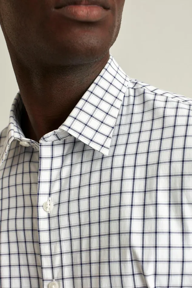 Men Business Casual Shirts Bonobos Tech Button Down Shirt Dark Blue Horden Check Men Business Casual Shirts Bonobos Tech Button Down Shirt Dark Blue Horden Check