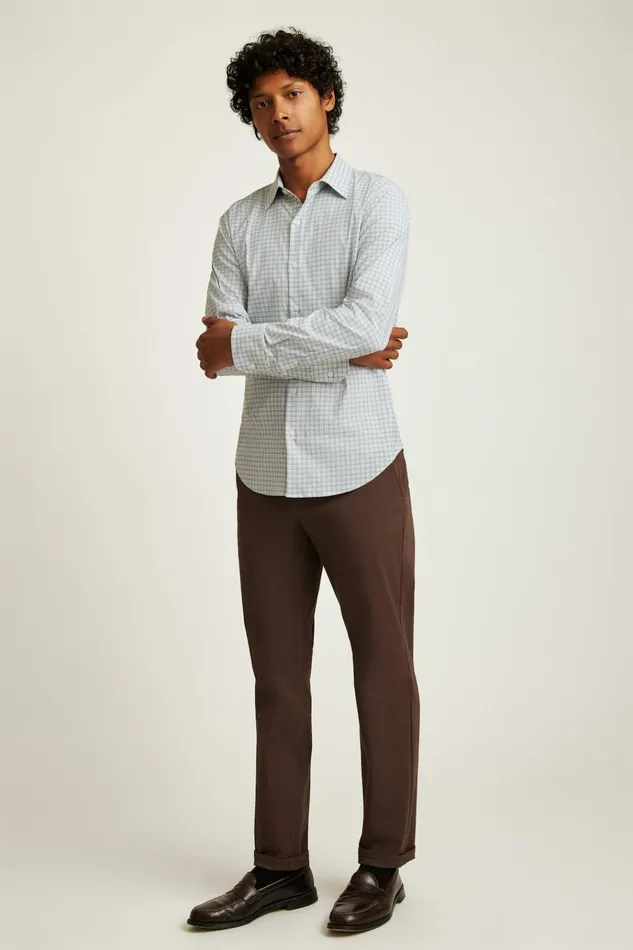 Men Business Casual Shirts Bonobos Tech Button Down Shirt Hydro Green Plaid Men Business Casual Shirts Bonobos Tech Button Down Shirt Hydro Green Plaid