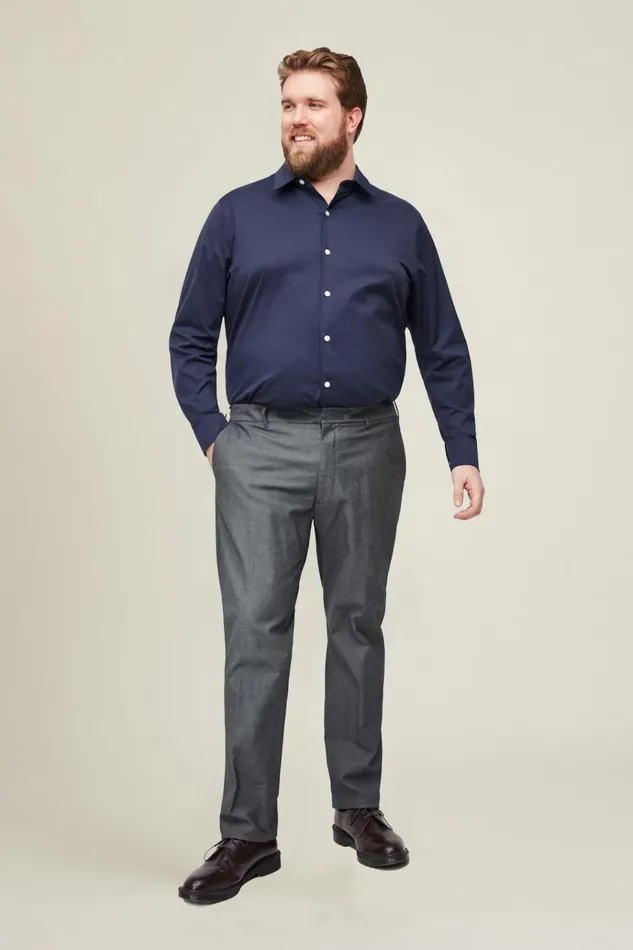 Men Business Casual Shirts Bonobos Tech Button Down Shirt Navy