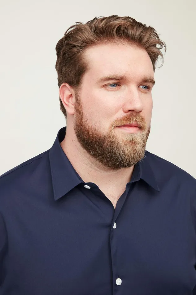 Men Business Casual Shirts Bonobos Tech Button Down Shirt Navy