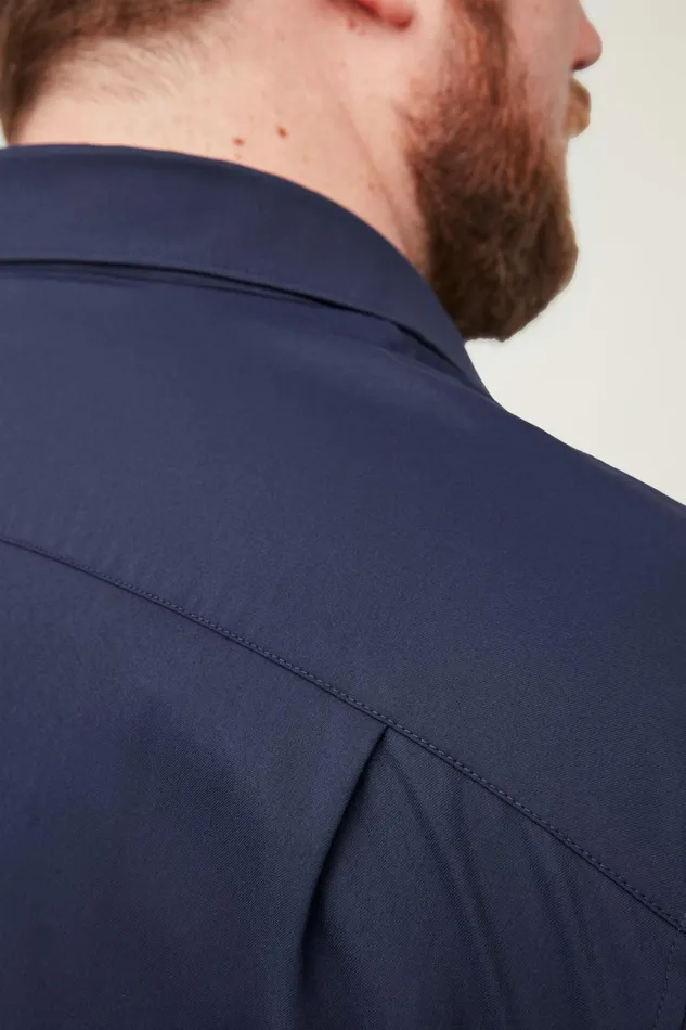 Men Business Casual Shirts Bonobos Tech Button Down Shirt Navy