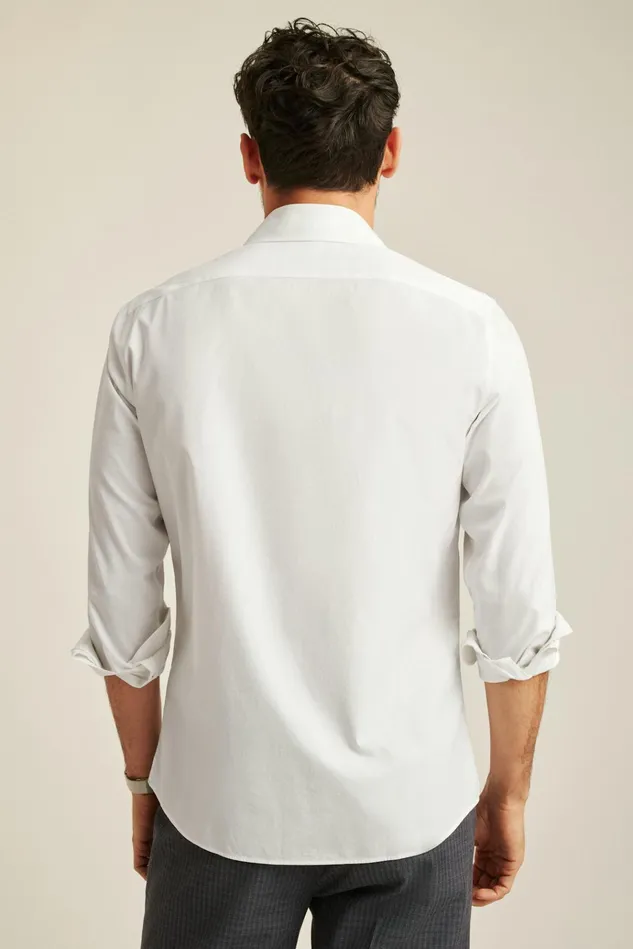 Men Business Casual Shirts Bonobos The Desk To Dinner Shirt White Textured Geo