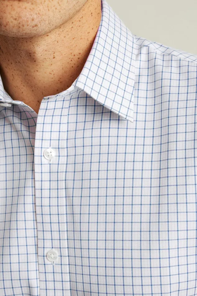Men Business Casual Shirts Bonobos Weekday Warrior Dress Shirt Blue Pink Plaid