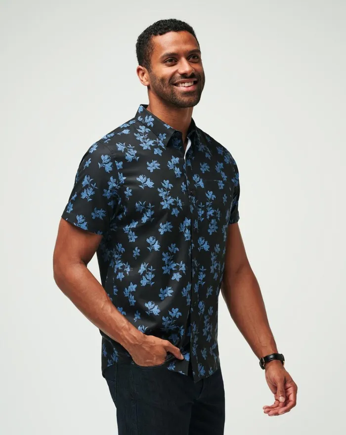 Men ButtonUps TravisMathew MIST ON THE LAKE BUTTONUP Black