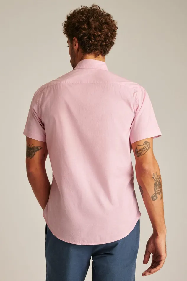 Men Casual Shirts Bonobos Riviera Short Sleeve Shirt Party Punch End On End