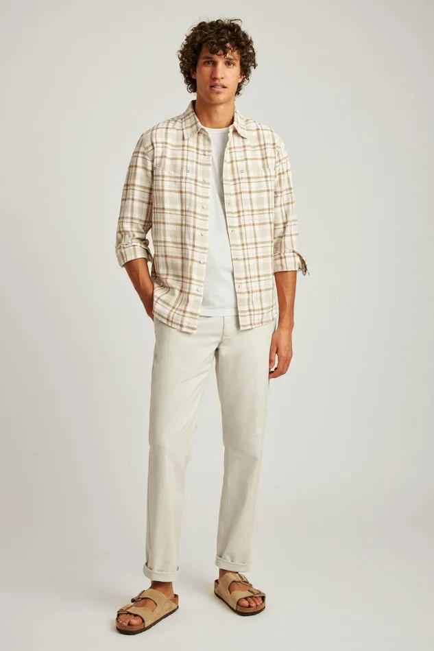 Men Casual Shirts Bonobos Sunset Overshirt Rye Ireland Plaid