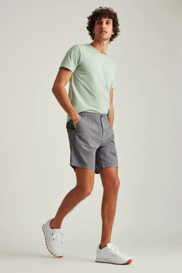 Men Casual Shorts Bonobos Drawstring Club Shorts Elephant Grey