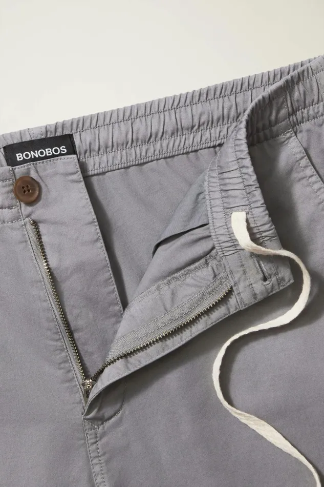 Men Casual Shorts Bonobos Drawstring Club Shorts Elephant Grey