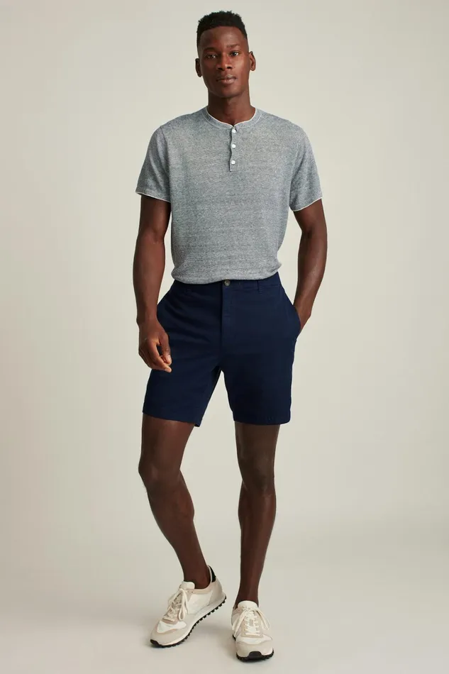 Men Casual Shorts Bonobos Easy Lightweight Shorts Maritime Blue