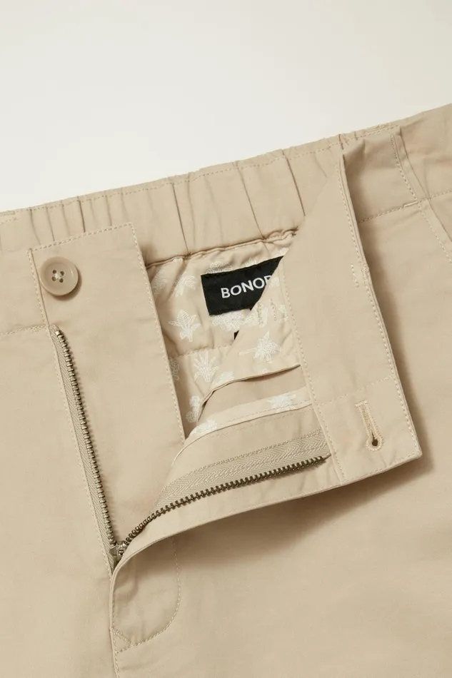 Men Casual Shorts Bonobos Lightweight Chino Short Oxford Tan