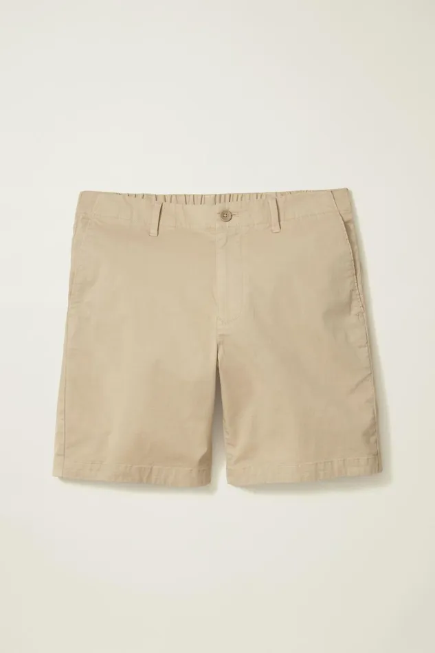 Men Casual Shorts Bonobos Lightweight Chino Short Oxford Tan