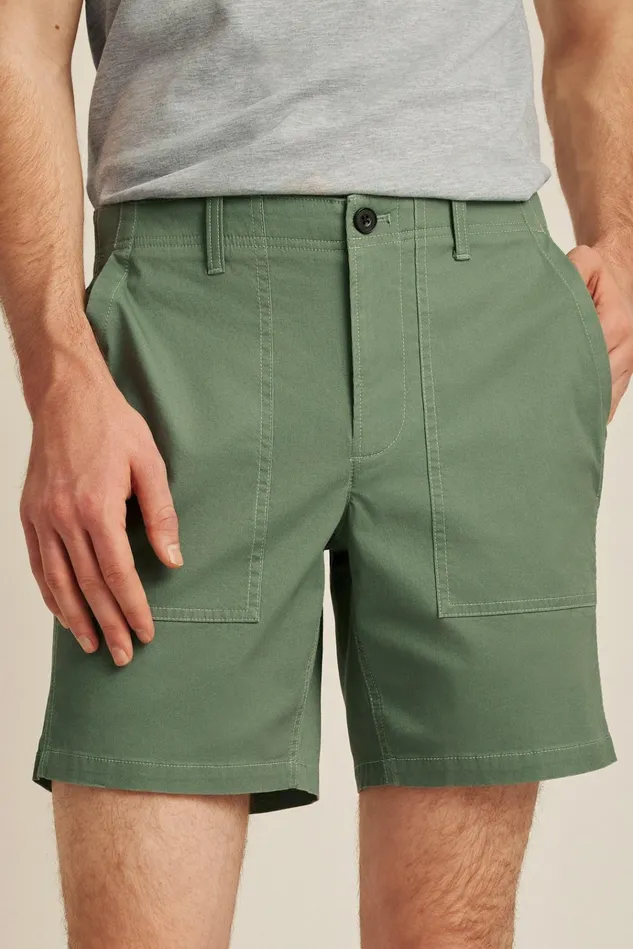 Men Casual Shorts Bonobos Lightweight Travel Short Deep Sage