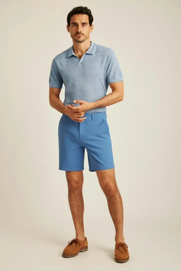 Men Casual Shorts Bonobos The Chino Short 20 Cool Blue