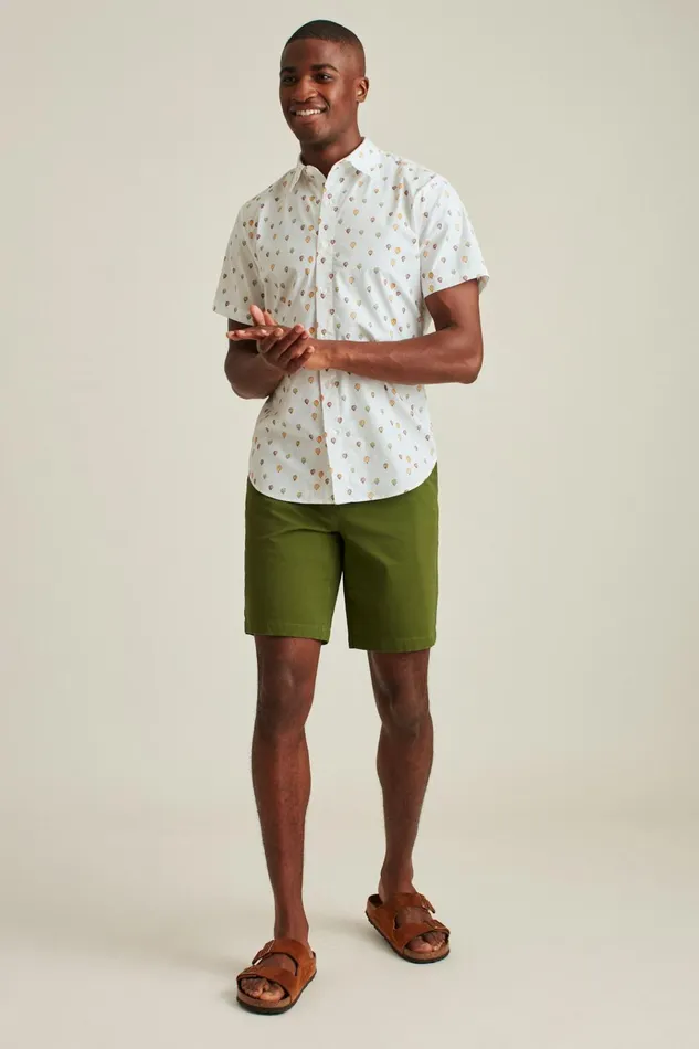 Men Casual Shorts Bonobos The Chino Short 20 Pesto
