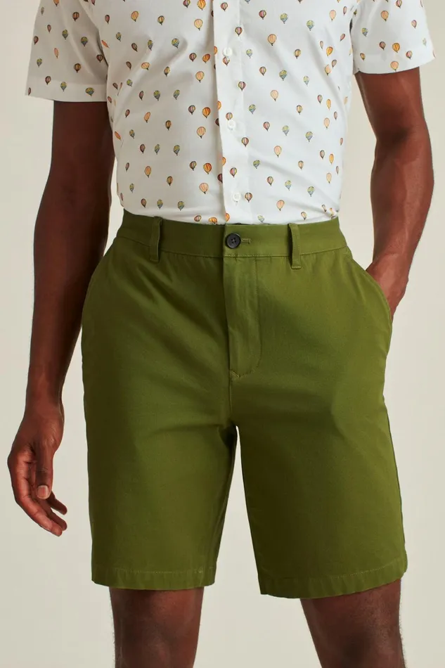 Men Casual Shorts Bonobos The Chino Short 20 Pesto