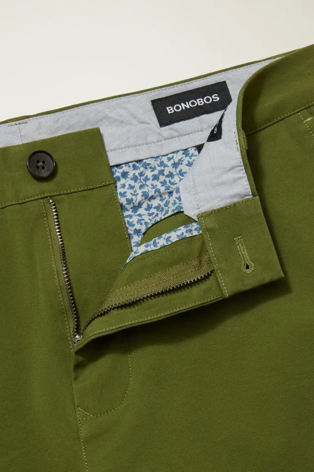 Men Casual Shorts Bonobos The Chino Short 20 Pesto