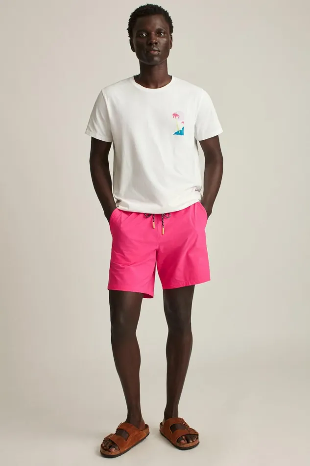 Men Casual Shorts Bonobos The Rec Short Red Hot