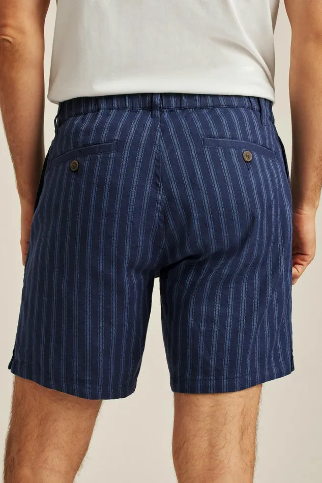 Men Casual Shorts Bonobos Weekend Chino Shorts Midnight Stripe