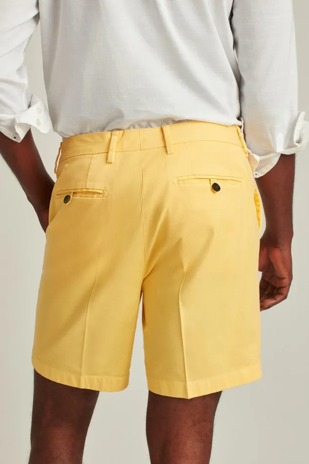 Men Chino Shorts Bonobos Italian Stretch Chino Shorts Lemon Sorbet