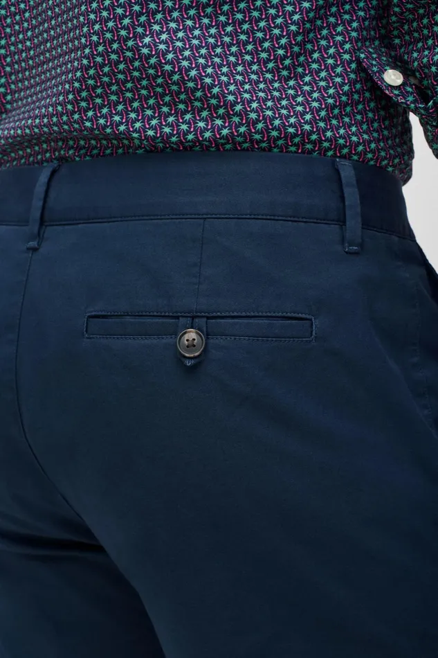 Men Chino Shorts Bonobos Stretch Lightweight Chino Shorts French Navy Blue