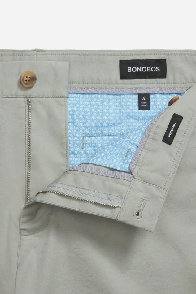 Men Chino Shorts Bonobos Stretch Lightweight Chino Shorts Stone Khaki