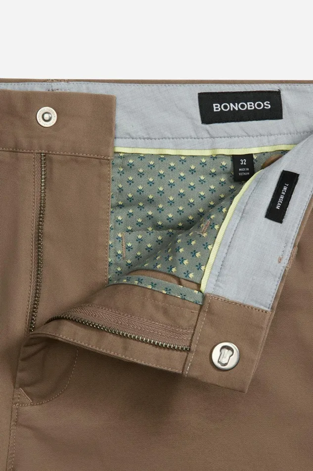 Men Chino Shorts Bonobos Stretch Washed Chino Shorts Beachhead