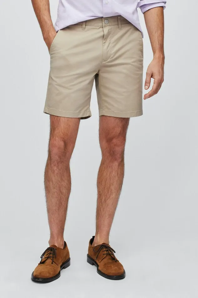 Men Chino Shorts Bonobos Stretch Washed Chino Shorts Khaki