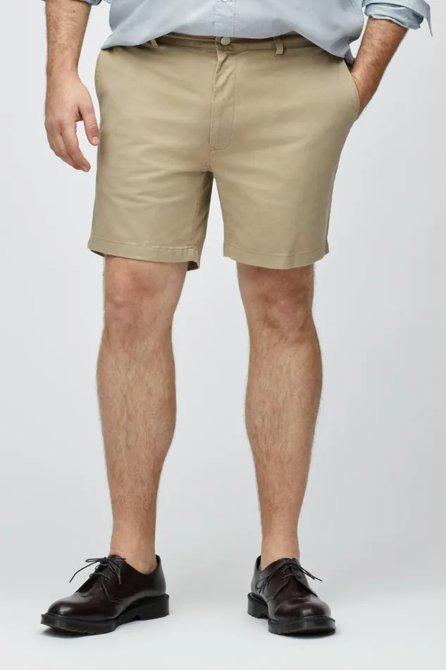 Men Chino Shorts Bonobos Stretch Washed Chino Shorts Khaki