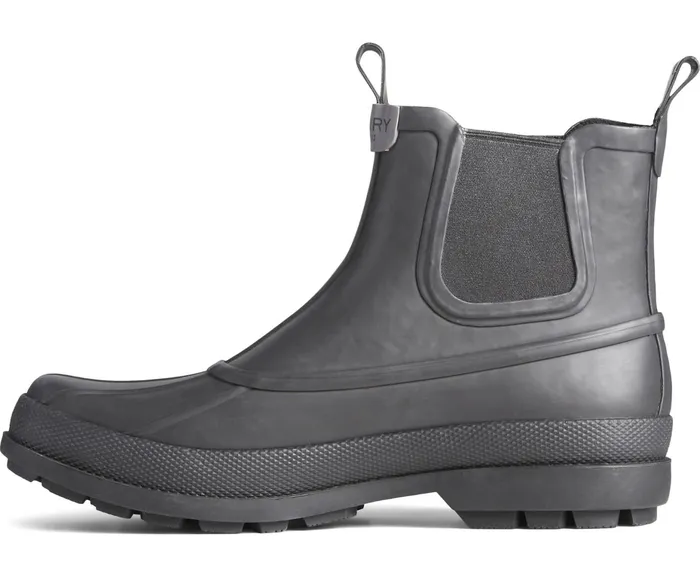Men Cold Bay Rubber Waterproof Chelsea Boot Black Sperry Rain and Duck Boots Men Cold Bay Rubber Waterproof Chelsea Boot Black Sperry Rain and Duck Boots