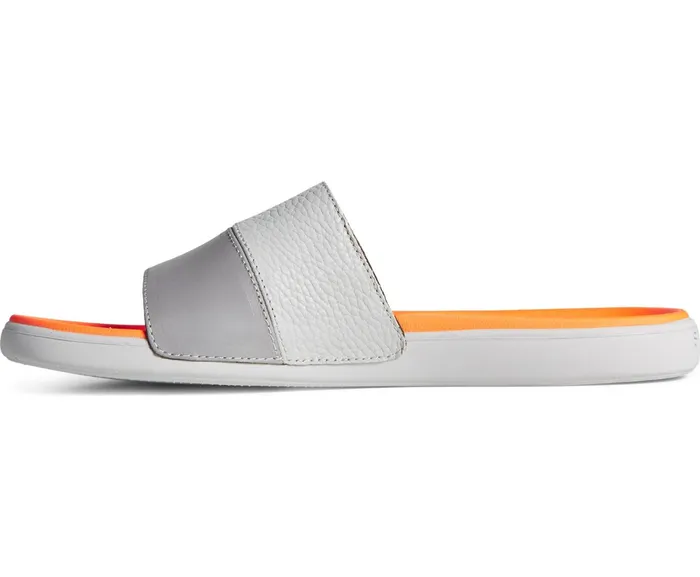 Men Dock PLUSHWAVE Slide Sandal Grey Sperry Sandals Men Dock PLUSHWAVE Slide Sandal Grey Sperry Sandals