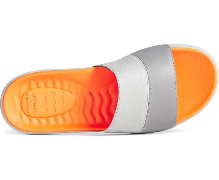 Men Dock PLUSHWAVE Slide Sandal Grey Sperry Sandals Men Dock PLUSHWAVE Slide Sandal Grey Sperry Sandals