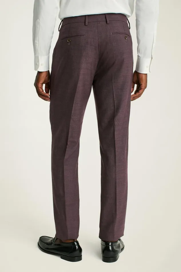 Men Dress Pants Bonobos Jetsetter Wool Dress Pant Burgundy Check