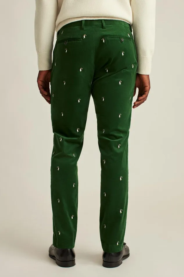 Men Dress Pants Bonobos Velvet Trousers Penguin Party