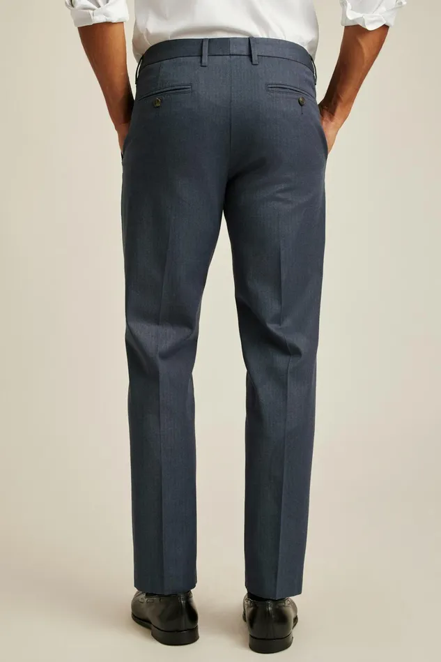 Men Dress Pants Bonobos Weekday Warrior Dress Pants Monday Steel Blue Yarn Dye