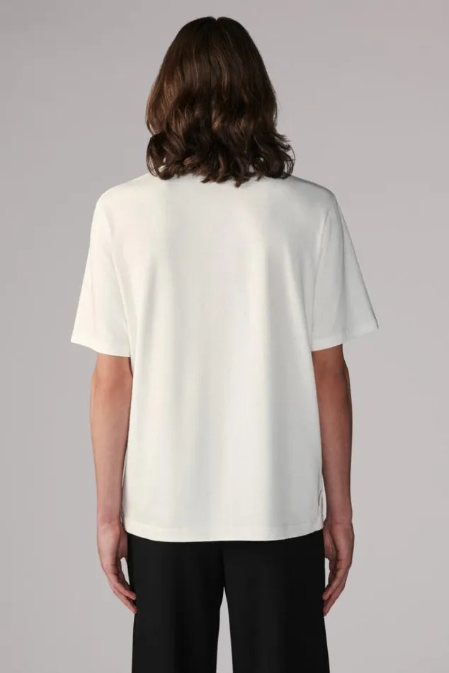 Men Fiorucci Club Logo TShirt Off White Off White Men Fiorucci Club Logo TShirt Off White Off White