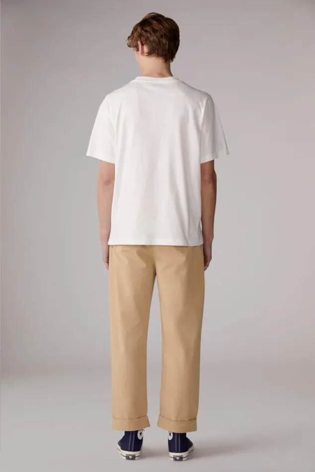 Men Fiorucci Cocktail Squiggle Logo TShirt White White Men Fiorucci Cocktail Squiggle Logo TShirt White White