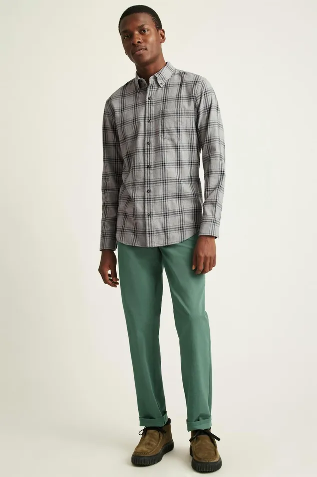 Men Flannels and Shirt Jackets Bonobos Everyday Lightweight Flannel Shirt Grey Darien Plaid Men Flannels and Shirt Jackets Bonobos Everyday Lightweight Flannel Shirt Grey Darien Plaid