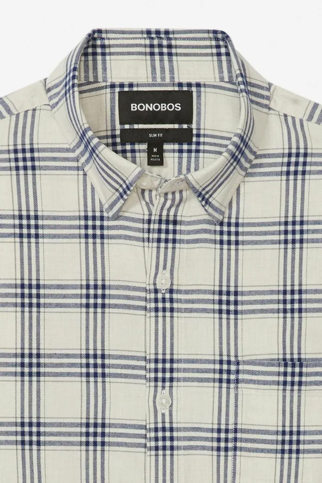 Men Flannels and Shirt Jackets Bonobos Lightweight Flannel Shirt Heather Dune Plaid Men Flannels and Shirt Jackets Bonobos Lightweight Flannel Shirt Heather Dune Plaid