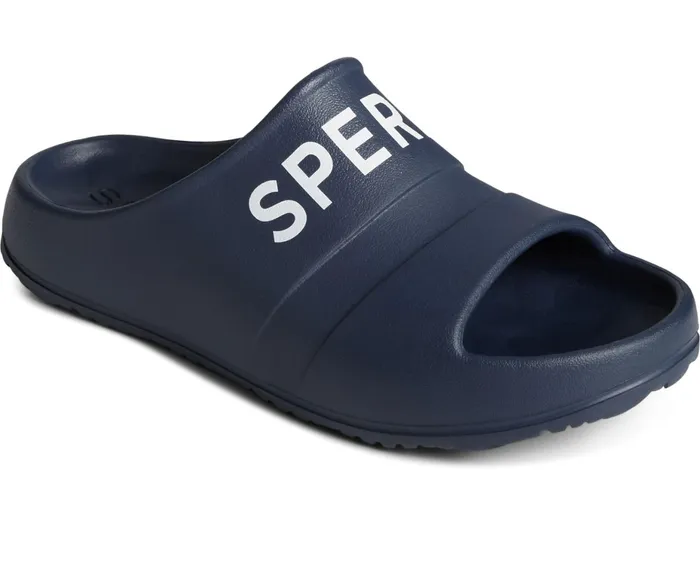 Men Float Slide Logo Sandal Navy Sperry Sandals Men Float Slide Logo Sandal Navy Sperry Sandals