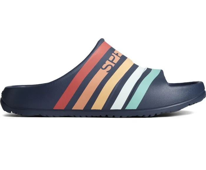 Men Float Slide Sandal Blue Sperry Sandals