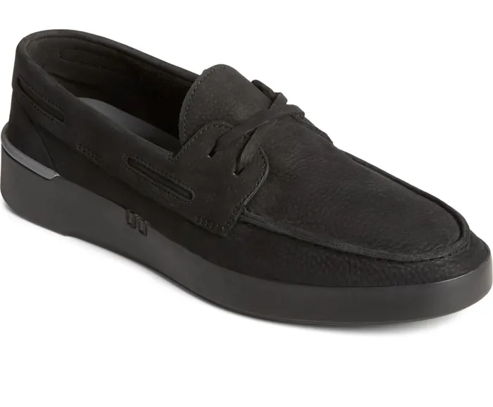 Men Gold Cup Authentic Original PLUSHWAVE Cup Boat Shoe Black Sperry Boat Shoes Men Gold Cup Authentic Original PLUSHWAVE Cup Boat Shoe Black Sperry Boat Shoes