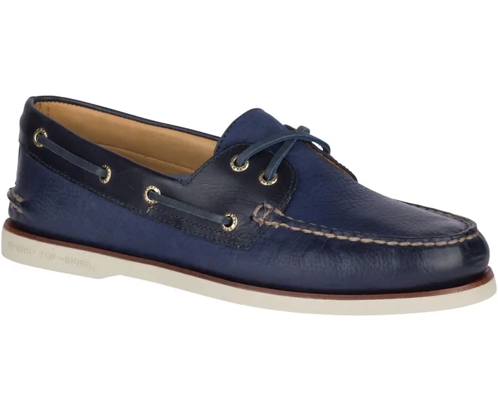 Men Gold Cup Authentic Original Rivingston Boat Shoe Navy Sperry Boat Shoes