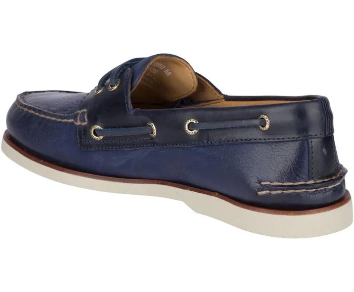 Men Gold Cup Authentic Original Rivingston Boat Shoe Navy Sperry Boat Shoes